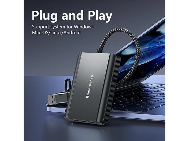 Alt view image 8 of 12 - 10Gbps USB 3.2 USB3.2 Gen2 CFexpress Type B Type-B Memory Card Reader CFe Type B Camera OTG Card Reader Adapter Hub