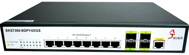Alt view image 2 of 2 - 54-Port 2.5G L3 Managed Switch, 48x 2.5G RJ45 & 4X 25G SFP+ & 2X 40G QSFP+ Ports, Web Managed/CLI, Support DHCP/OSPF/BGP/RIP/VLAN/LACP/QoS/IGMP/SNMP/STP, Metal Housing, 19-in Rack-Mounted