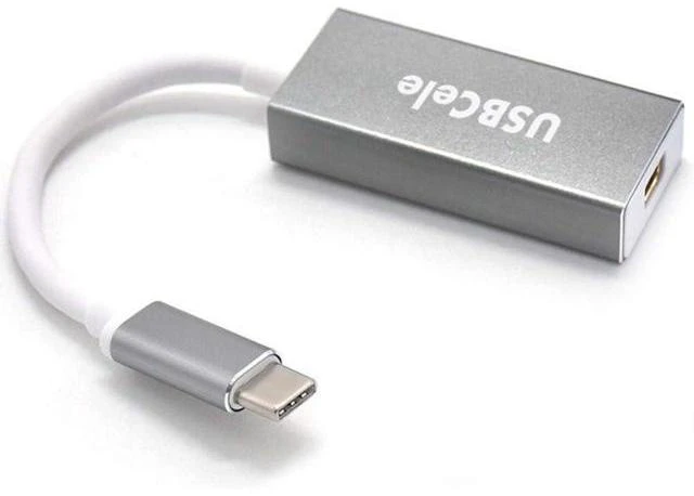 Alt view image 8 of 14 - USB-C (Thunderbolt 3) to Mini DisplayPort Adapter USB Type C to Mini Display Port 4K Cable Adapter for MacBook Pro iMac LED Cinema Display and More