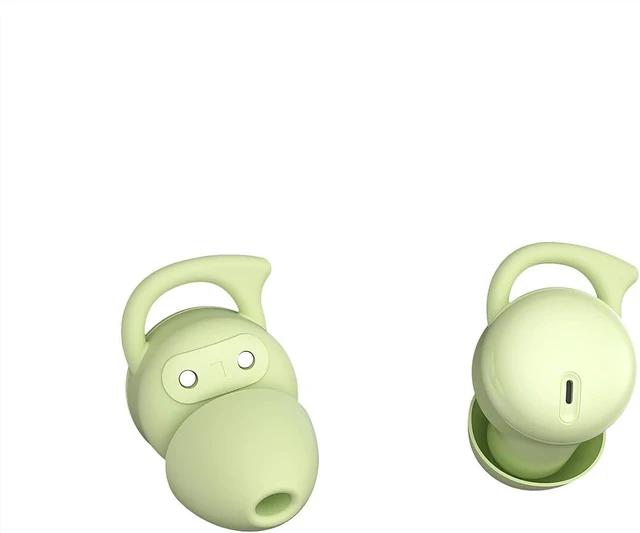 Alt view image 8 of 14 - Invisible Sleep Headphones Sleep Earbuds for Side Sleepers Small Comfortable Fit Noise Blocking Sleep Earbuds Bluetooth 5.3 Wireless Earphones in-Ear Ear Buds for Sleeping - Green