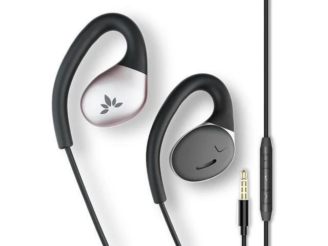 Alt view image 8 of 14 - Resolve (Small-Medium) Wired Open-Ear Earbuds w/Mic & Over-Ear Hook for Women Kids & Young Men w/Small Ears Ideal for Office Outdoor & Home 3.5mm AUX