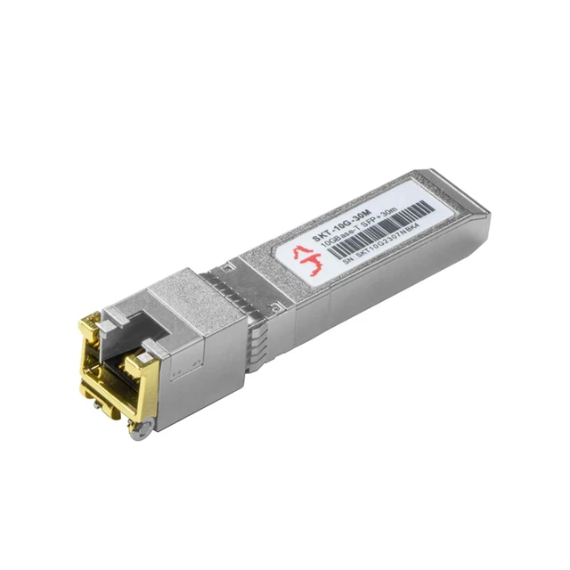 Alt view image 8 of 14 - 10GBase-T SFP+ to RJ45 Transceiver, 10G Copper SFP+ to Ethernet Module, Up to 30m, Plug and Play, Compatible with Cisco, Meraki, Ubiquiti, Fortinet, Mikrotik, Netgear, TP-Link and More