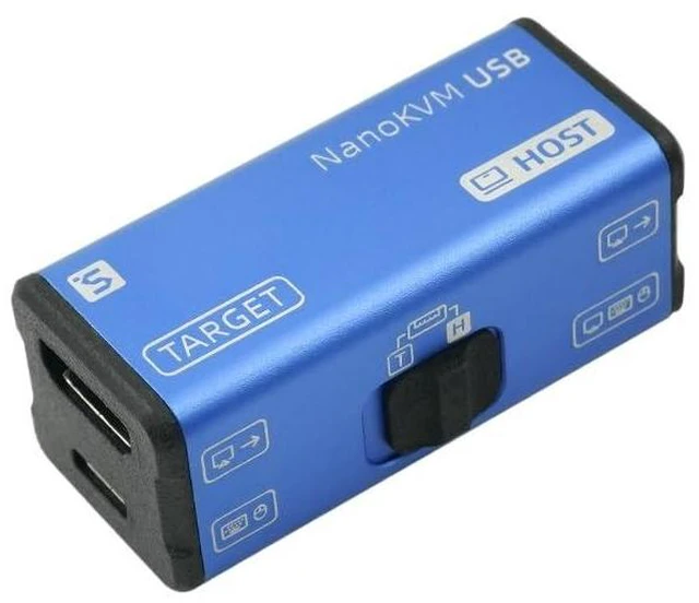 Alt view image 2 of 2 - Sipeed NanoKVM-USB, 4K KVM, Finger-Sized, for Servers/SBCs, Convenient Operation and Maintenance/Tools for Multi-Device Collaboration, USB-KVM (Blue,KVM-USB)
