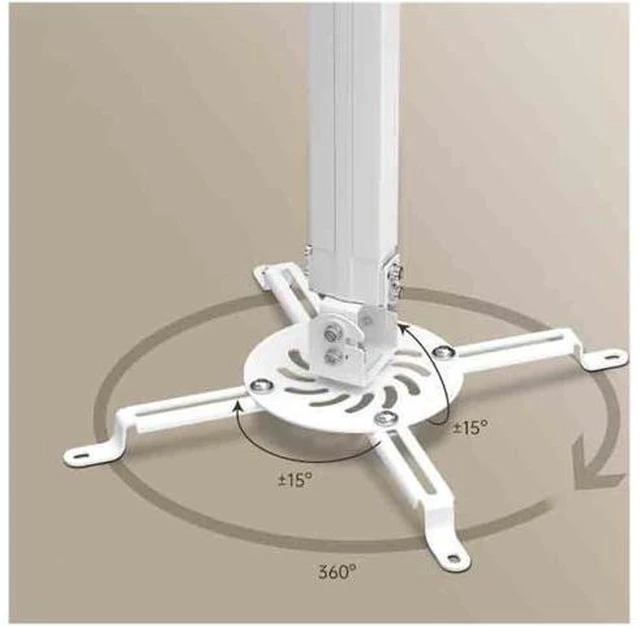 Alt view image 9 of 12 - Projector Bracket Projector Hanger Telescopic Shelf Ceiling Mount Projector Hanging Bracket for Ceiling Hangers Portable Projector Stand(White)