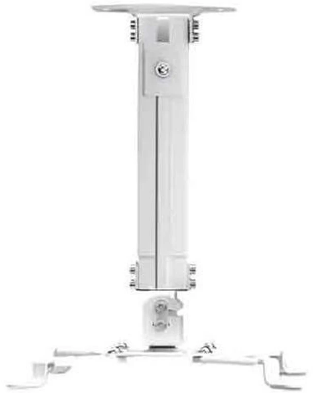 Alt view image 7 of 12 - Projector Bracket Projector Hanger Telescopic Shelf Ceiling Mount Projector Hanging Bracket for Ceiling Hangers Portable Projector Stand(White)