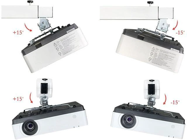 Alt view image 10 of 12 - Projector Stand Projector Mounting Bracket Projector Mount Wall Projector Ceiling Mount Projector Stand Extendable Video Projector Wall Mount Bracket with Adjustable Height Projector Mounts Office