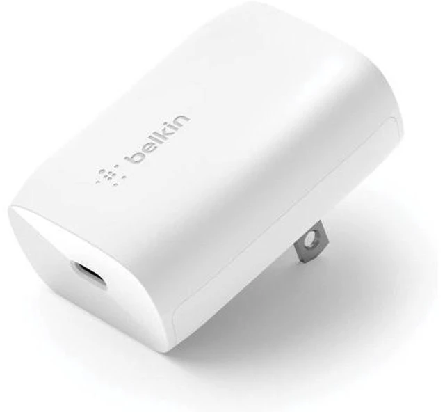 Alt view image 8 of 14 - USB C Charger Block 30W Fast Charging - iPhone 17 Air Pro Pro Max Galaxy S25 iPad AirPods Watch Nintendo Switch 2 & More - White