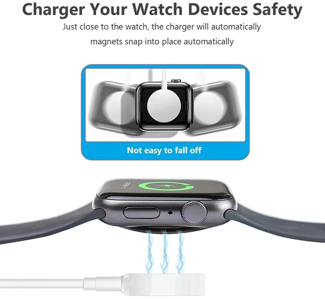 Alt view image 13 of 14 - Fast Charger for Watch Charger USB C i-Watch Charger Plug with Long 6.6FT iWatch Portable Wireless Fast Charging Cable Cord Compatible with Series Ultra/SE 11 10/9/8/7/SE/6/5/4/3/2/1 2Pack