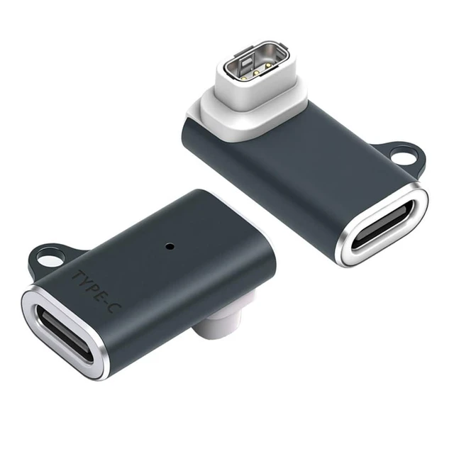 Alt view image 8 of 14 - 2pcs/lot Connector Smart Watch Charging Adapter USB Type-C to 3-Pin Compatible with COROS Pace Pro