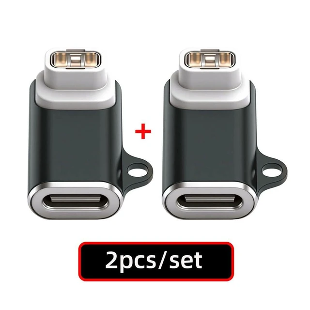 Alt view image 9 of 14 - 2pcs/lot Connector Smart Watch Charging Adapter USB Type-C to 3-Pin Compatible with COROS Pace Pro