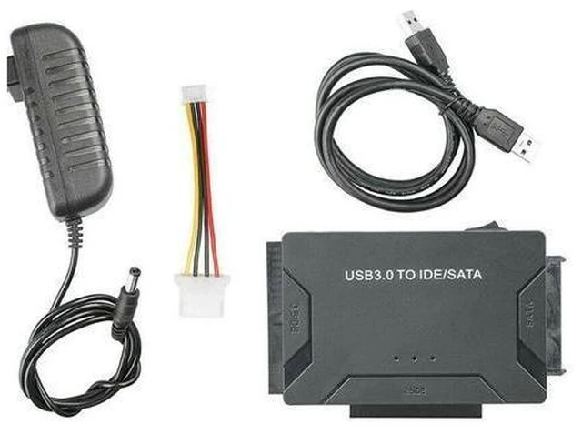 Alt view image 12 of 14 - USB 3.0 to Hard Drive Converter Cable USB 3.0 to IDE SATA Adapter 2.5" 3.5" SATA IDE SSD Hard Drive Disks Support 6TB USB 3.0 to IDE & SATA Converter External Hard Drive Adapter Kit 2.5"/3.5" Cable
