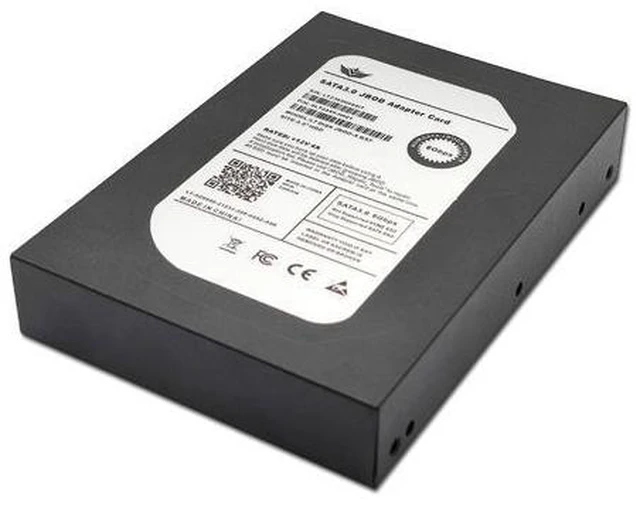 Alt view image 10 of 12 - Metal Case 4/5 Port B+M Key M.2 SATA SSD to 3.5" SATA3.0 6Gb JBOD Adapter Card With Enclosure Socket M2 NGFF to SATA Adapter Box