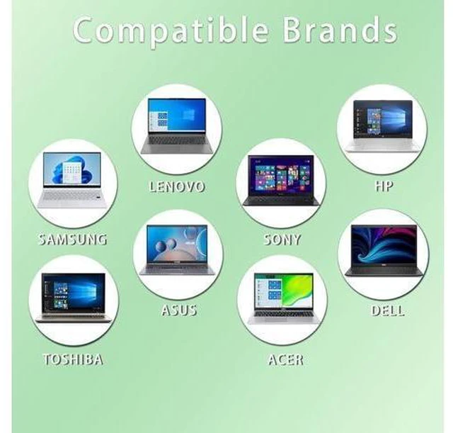 Alt view image 10 of 14 - 240W AC Charger Fit for G3 G5 G7 G15 G16 Series Gaming Laptop Computer Power Supply Adapter Cord
