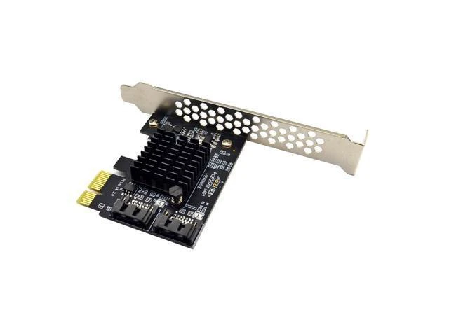 Alt view image 13 of 14 - PCIE PCI-E to 2 Port SATA 1X 4X 8X 16X PCI-E Cards PCI Express to 2 SATA 3.0 2-Port SATA III 6Gbps Expansion Adapter Boards
