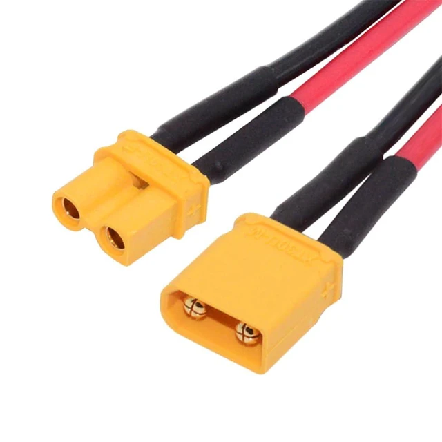 Alt view image 8 of 14 - Female to Male 18AWG Extension Cable Connector for RC Battery Portable Power Station Solar Panel