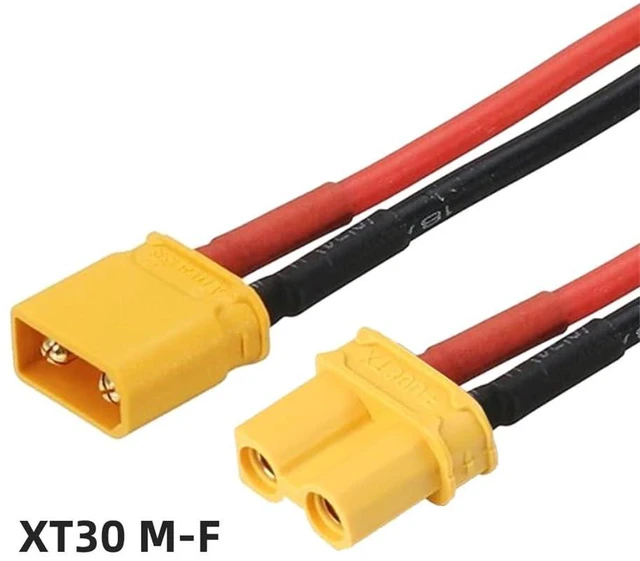 Alt view image 9 of 14 - Female to Male 18AWG Extension Cable Connector for RC Battery Portable Power Station Solar Panel