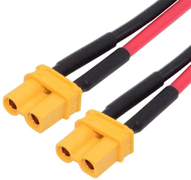 Alt view image 8 of 14 - Female to Female 18AWG Extension Cable Connector for RC Battery Portable Power Station Solar Panel