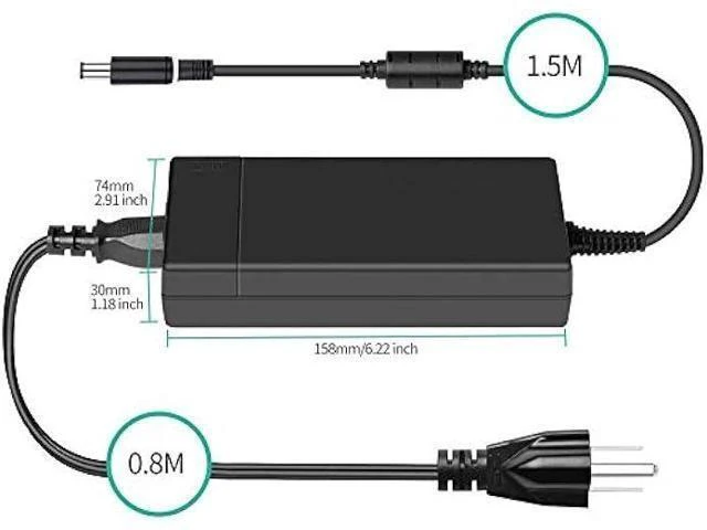 Alt view image 9 of 10 - 180w 19.5V 9.23A AC Laptop Charger Fit for DELL Precision 7510 7520 7530 7540 7550 7560 3530 7730 5530 M4600 M4700 M4800 M6400 M4500 DA180PM111 Laptop Adapter Power Supply Cord