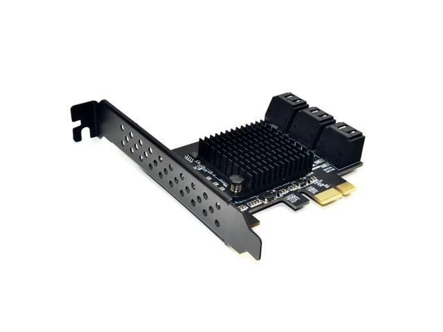 Alt view image 14 of 14 - PCIE to SATA Card Expansion Adapter 6 Port SATA III 6G for SSD HDD IPFS Mining