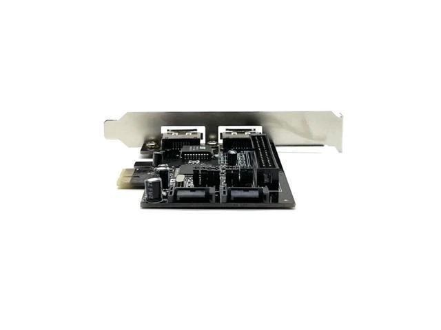 Alt view image 11 of 12 - Weastlinks 2 Port SATA IDE PCI-e Adapter Card PCIE to SATA IDE eSATA x2 Combo Adapter Converter RAID Controller Card Chip JMB363