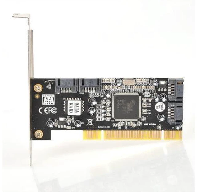 Alt view image 5 of 6 - 1pcs 4 Port SATA PCI CONTROLLER RAID CARD 4 SATA SERIAL ATA PCI CONTROLLER RAID I/O CARD PC+Cable