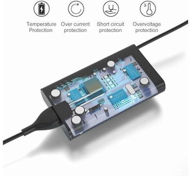 Alt view image 11 of 14 - 200W Laptop Charger Compatible for HP Victus Gaming 15 16, HP Omen Gaming 15 17, Pavilion 15 17 TPN-DA10 L00818-850 Power Supply Cord AC Adapter