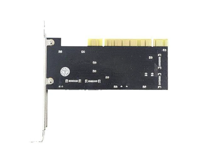 Alt view image 8 of 10 - 4 Ports PCI SATA Raid Controller Internal Expansion Card with 2 Sata Cables PCI to SATA Adapter Converter for Desktop PC Support HDD SSD