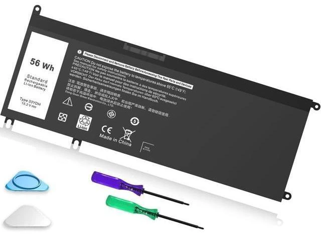 Alt view image 8 of 14 - 56WH 33YDH Laptop Battery Compatible with Dell Inspiron 17 7000 7773 7778 7779 G3 15 3579 15 7577 G5 5587 G7 7588 Latitude 13 3380 14 3490 15 3590 99NF2 PVHT1 P72F P30E 81PF3 081PF3 P30E001