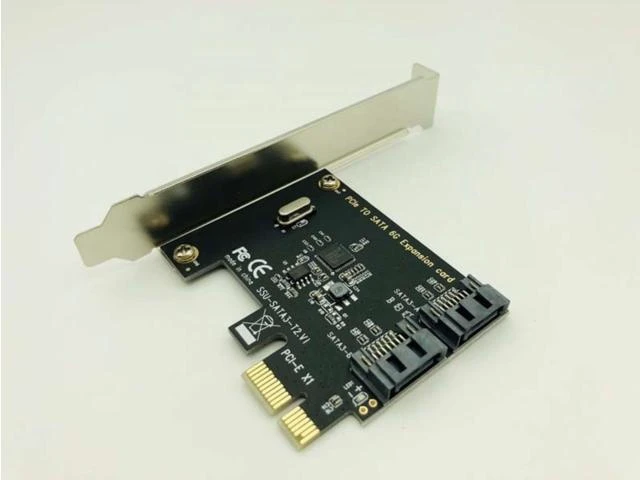 Alt view image 8 of 9 - H1111Z Add On Cards PCI-E SATA 1X 4X 8X 16X PCI-E Cards PCI Express to SATA 3.0 2-Port SATA III 6Gbps Expansion Adapter Boards