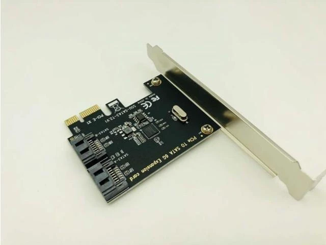 Alt view image 9 of 9 - H1111Z Add On Cards PCI-E SATA 1X 4X 8X 16X PCI-E Cards PCI Express to SATA 3.0 2-Port SATA III 6Gbps Expansion Adapter Boards