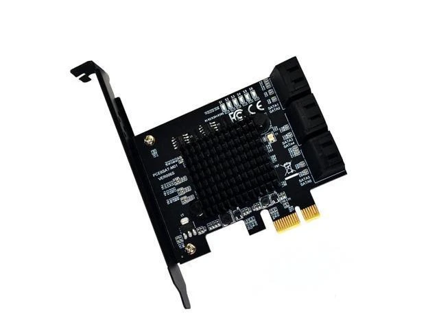 Alt view image 9 of 12 - Marvell 88SE9215 Chip PCI Express SATA 3 PCIE SATA PCI-E PCI E SATA Card/Expansion/Controller/HUB/Multiplier Port SATA 3.0 SATA3