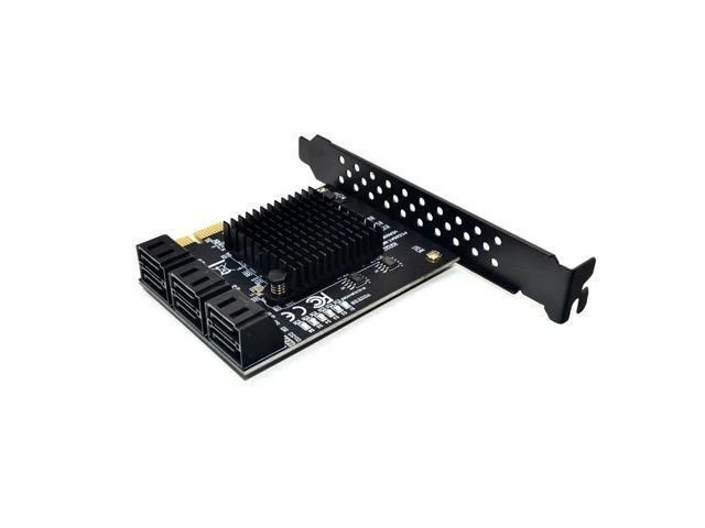 Alt view image 8 of 12 - Marvell 88SE9215 Chip PCI Express SATA 3 PCIE SATA PCI-E PCI E SATA Card/Expansion/Controller/HUB/Multiplier Port SATA 3.0 SATA3
