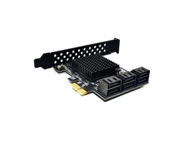 Alt view image 11 of 12 - Marvell 88SE9215 Chip PCI Express SATA 3 PCIE SATA PCI-E PCI E SATA Card/Expansion/Controller/HUB/Multiplier Port SATA 3.0 SATA3