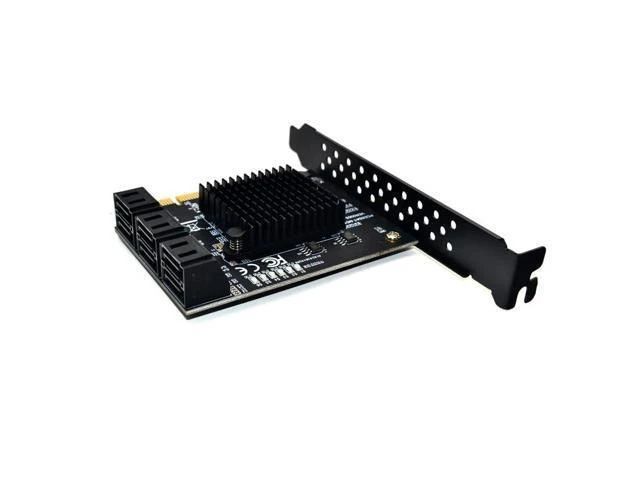 Alt view image 12 of 12 - Marvell 88SE9215 Chip PCI Express SATA 3 PCIE SATA PCI-E PCI E SATA Card/Expansion/Controller/HUB/Multiplier Port SATA 3.0 SATA3