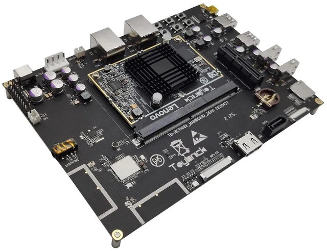 Alt view image 2 of 2 - TB-RK3568X Development Board with SATA 3.0 HDMI-2.0 EDV MIPI EDV Supports Android Linux Starter Kit for Industry, Business, Training