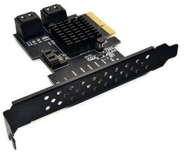 Alt view image 9 of 12 - Add on Cards PCI Express/PCI E/PCIE/PCI-E SATA 3 PCIE SATA Card SATA Controller SATA3 6Gbps 5-Ports SATA 3.0 PCI-E X4 GEN3 Cards