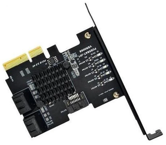 Alt view image 11 of 12 - Add on Cards PCI Express/PCI E/PCIE/PCI-E SATA 3 PCIE SATA Card SATA Controller SATA3 6Gbps 5-Ports SATA 3.0 PCI-E X4 GEN3 Cards