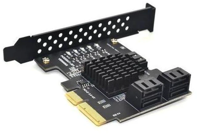 Alt view image 12 of 12 - Add on Cards PCI Express/PCI E/PCIE/PCI-E SATA 3 PCIE SATA Card SATA Controller SATA3 6Gbps 5-Ports SATA 3.0 PCI-E X4 GEN3 Cards