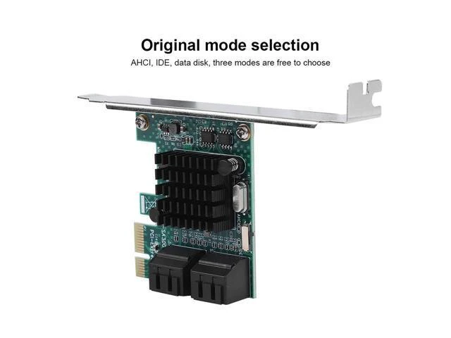 Alt view image 8 of 10 - Sata Card Pcie Sata Expansion Card Sata 3.0 Expansion Card 4 Port Pcie to Sata 3.0 Expansion Controller Card Adapter 6G