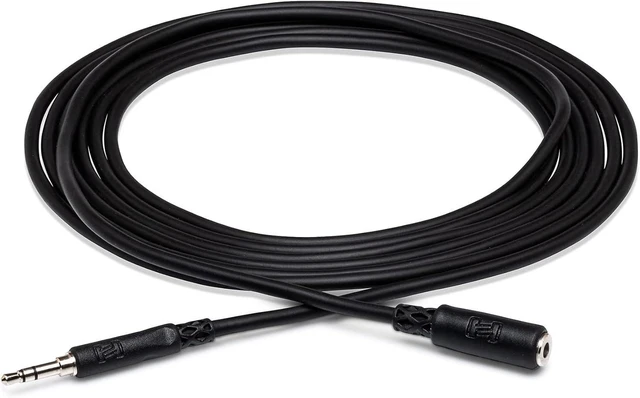 Alt view image 7 of 12 - MHE-125 3.5 mm TRS to 3.5 mm TRS Headphone Extension Cable 5 Feet