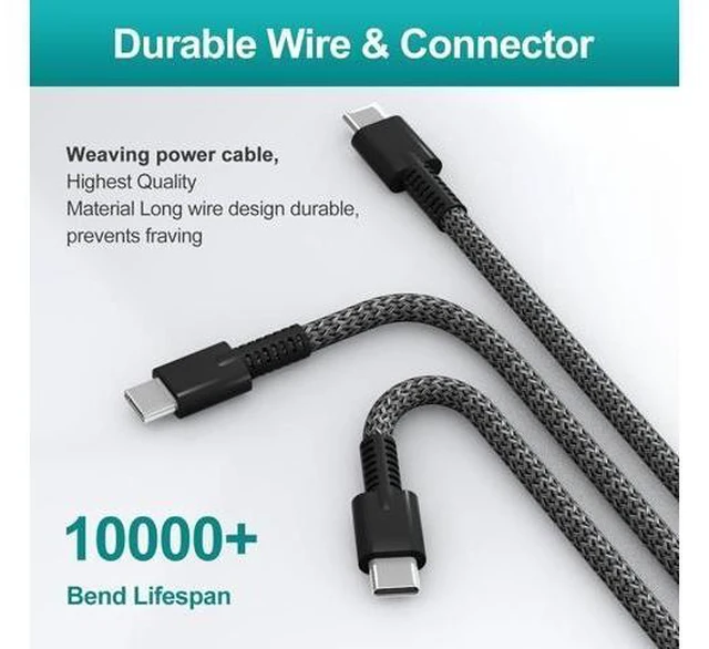 Alt view image 13 of 14 - New 65W USB C Slim Compatible with HP Laptop Charger Spectre x360 Envy Chromebook Elitebook x360 Pavilion Elite x2 Regular Compatible with HP Chromebook and Elitebook Charger.