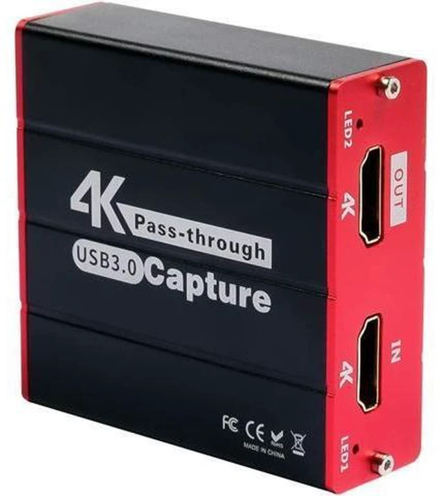 Alt view image 7 of 12 - USB3.0 4K HDMI Video Capture Card, 1080P 60FPS HD Game Capture Device Cam Link with HDMI Passthrough Work with Xbox PS5 PS4 Switch DSLR for OBS Twitch Live Streaming and Recording