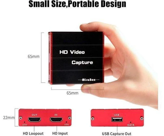 Alt view image 12 of 12 - USB3.0 4K HDMI Video Capture Card, 1080P 60FPS HD Game Capture Device Cam Link with HDMI Passthrough Work with Xbox PS5 PS4 Switch DSLR for OBS Twitch Live Streaming and Recording