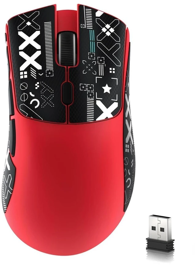 Alt view image 2 of 2 - R1 Wireless Gaming Mouse,Tri-Mode Connection (2.4G/Wired/BT5.2),55g Lightweight,18K DPI Optical Sens