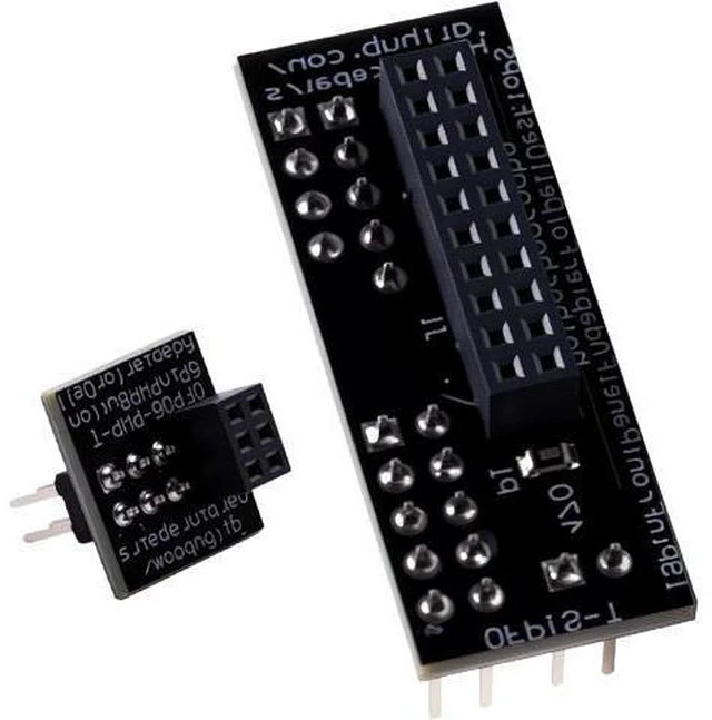 Alt view image 8 of 14 - Front Panel Header Adapter Compatible with Optiplex 7010 9010 7020 9020 Precision T1650 T1700 Motherboards DT and MT Mid Tower Desktops Audio Video Connectors Adapters Accessories