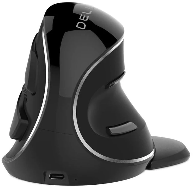 Alt view image 8 of 14 - Wireless Ergonomic Vertical Mouse, Rechargeable Ergo Mouse for large Hands, Slient Click, Removable Wrist Rest, Up to 4000 DPI, 6 Buttons,2.4G Dual Mode, Compatible with Laptop/PC (M618PD-Black)