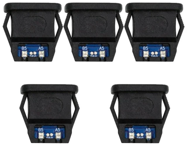 Alt view image 8 of 14 - xiwai 5pcs/Set DIY OEM Type C Female Socket Connector to 6Pin PCBA Pinout Rectangle Latch Mount Type PD Power DC 5V/20V IP67 for Wiring