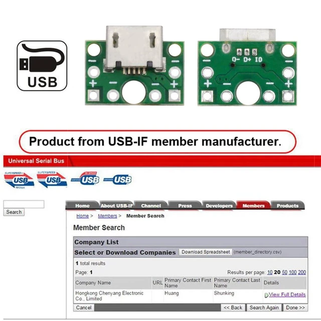 Alt view image 14 of 14 - 5pcs/Set DIY OEM USB2.0 Micro-B Female Receptacle Socket Connector with PCB Mounting Assembly Solder Type 480Mbps