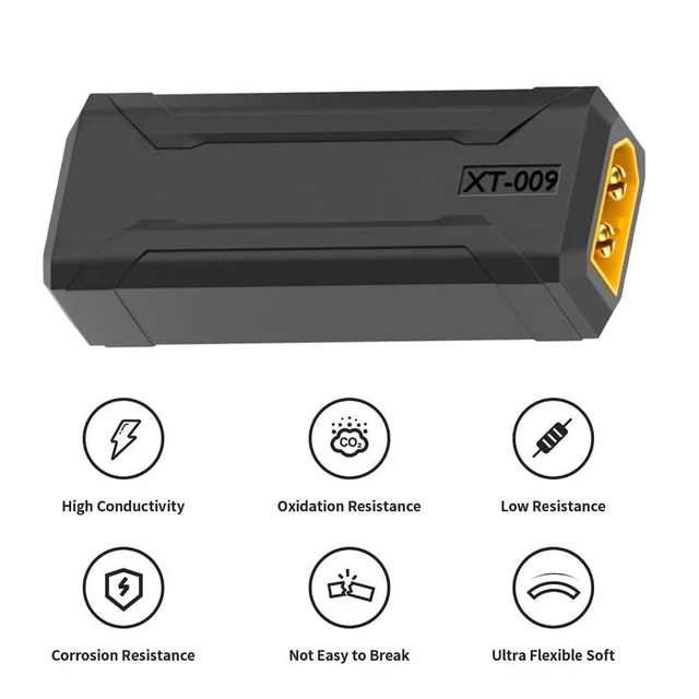 Alt view image 12 of 14 - xiwai XT60 Power Connector Male SC100 Protocol to XT60 Male Plug Fast Charging Adapter for RC Lipo Battery Quadcopter Multicopter Aeromodelling