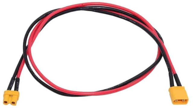 Alt view image 8 of 14 - xiwai XT30 Plug Female to Male 18AWG Extension Cable Charging Connector for RC Battery Portable Power Station Solar Panel 1.6ft